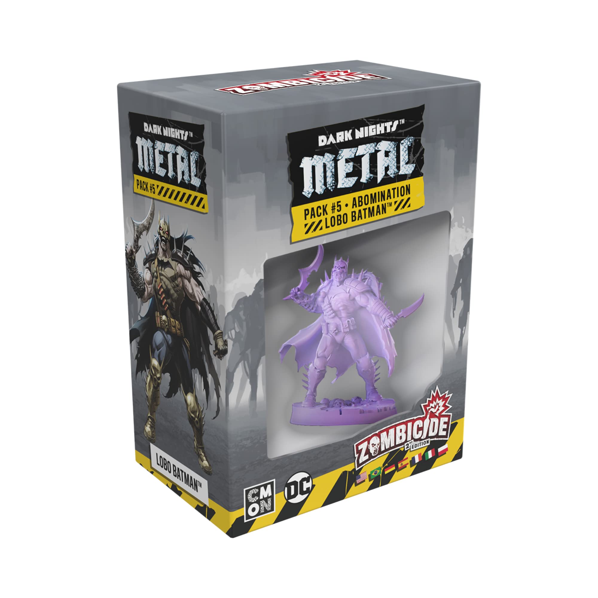 CMON Zombicide Dark Nights Metal Pack #5 | Set of Justice League Miniatures Compatible with Zombicide 2nd Edition Game for Adults | Ages 14+ | 1-6 Players | Average Playtime 60 Minutes | Made