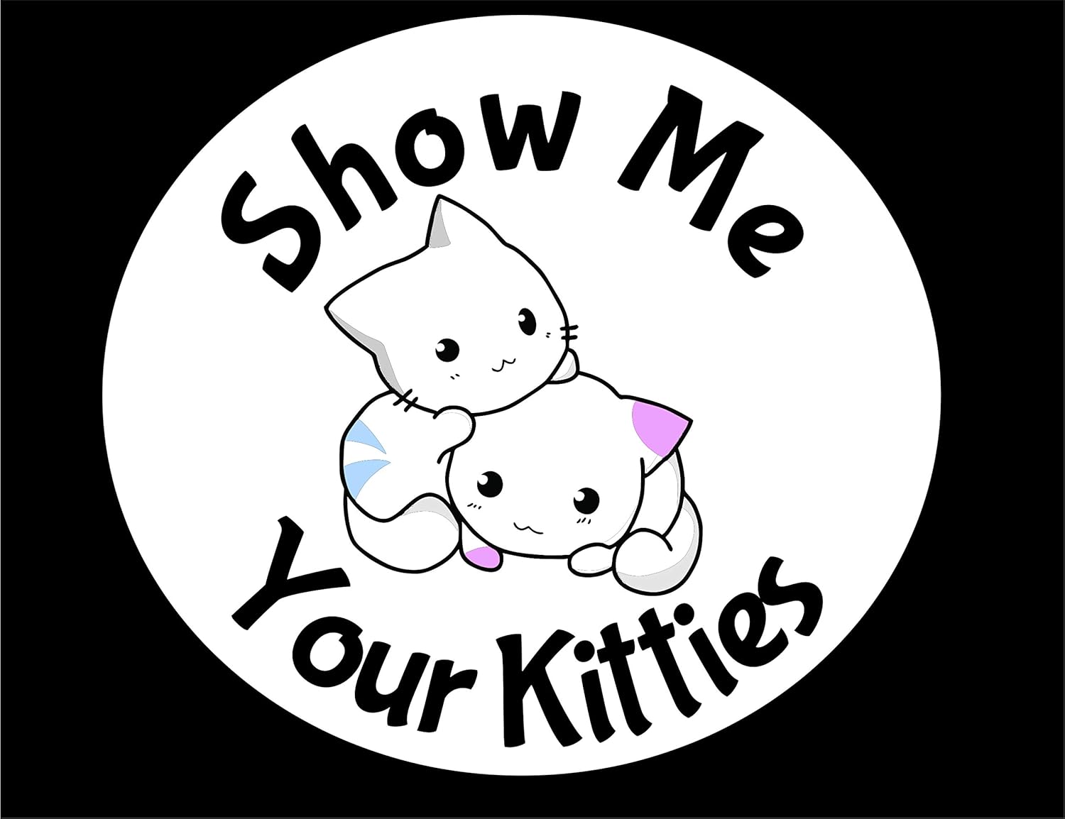 Cat Decal , Cat Car Decal , Funny cat sticker Handmade