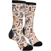 ACPPXF Cute Pitbull Dog Socks Funny Crew Dress Socks For Men Women