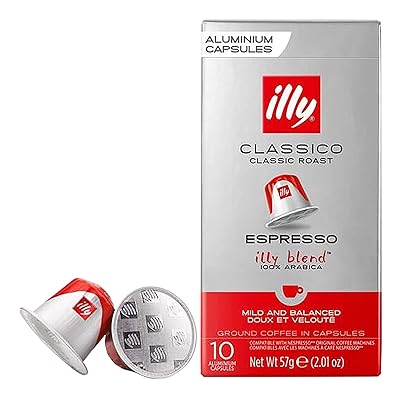 Buy Illy Espresso Classico Coffee Classic Roast Medium Roast 40 Count Single Serve Capsules Compatible With Nespresso Original Line System Coffee Machines Online In Turkey B083qnsqbr