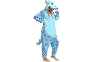NAITOKE Adult Animal Onesie Halloween Costume Cosplay One-Piece Pajamas Women Man Teens