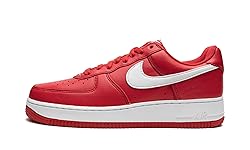 NIKE Men's Court Vision Low Sneaker, University Red