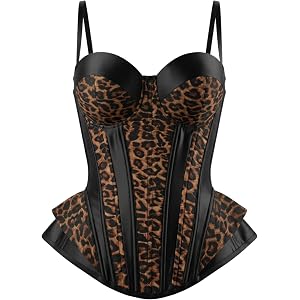 WS Waist Secrets Perfect Corset NYC Overbust Top for Women – 19 Steel Boned Bustier, Corset Top for Daily Wear & Night Out