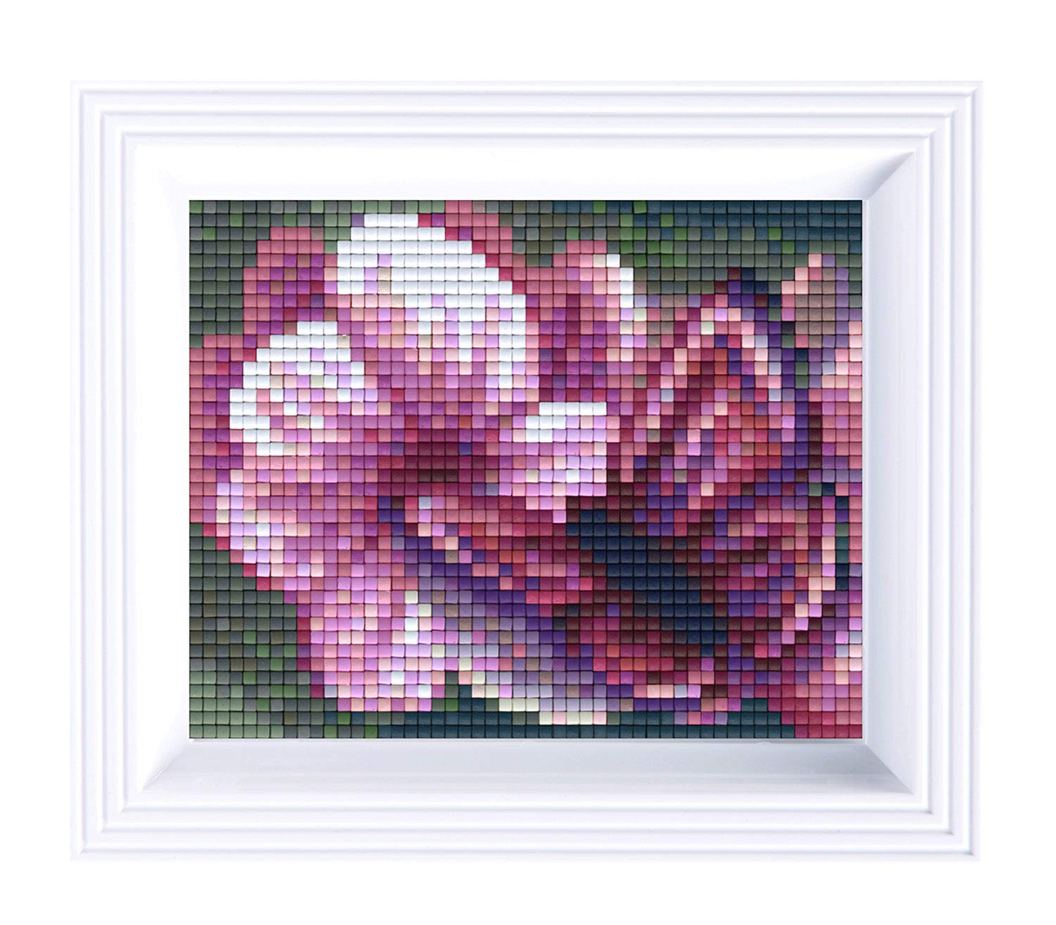 Pracht Creatives Hobby Pixel P31002 Mosaic Gift Box Butterfly Pixel Picture with Frame Easy Plug System No Ironing or Gluing Stones Made of Organic Plastic