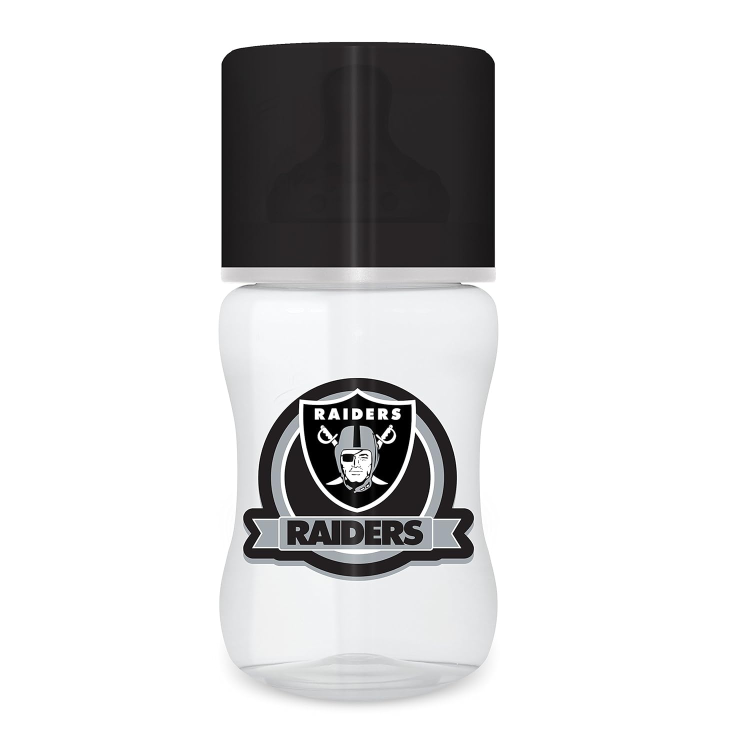 Baby Fanatic NFL Legacy Infant Bottle, Oakland Raiders, 1 Pack