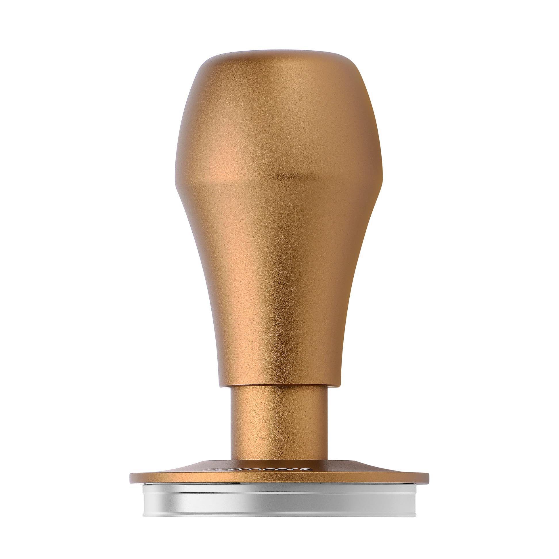 Normcore 45.5mm Coffee Tamper V4.1 with Click Sound Feedback, Spring-Loaded Espresso Tamper, 304 Stainless Steel Flat Base Fits Flair Pro Pro 2, Anodized Aluminum Handle with Silicone Stand, Bronze