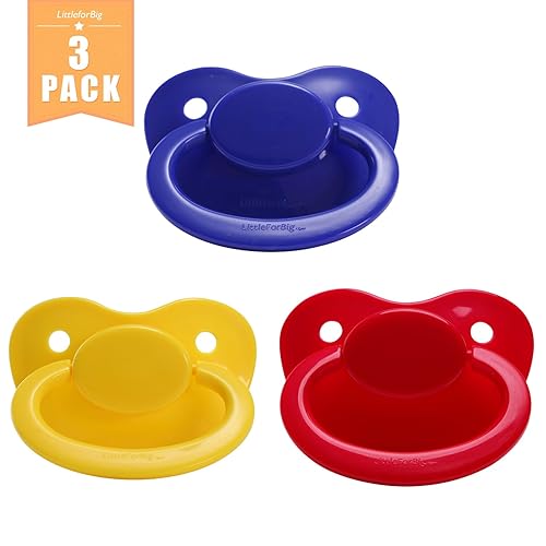 Littleforbig Adult Sized Pacifier Dummy for Adullt Baby ABDL BigShield