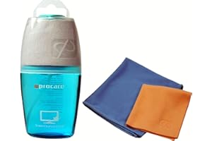 ProcareSelect Screen Cleaner with 3 Premium Microfiber Cloth for LCD & OLED 4K TV, Laptop, PC, Tablet, Mobile Phone - Easy Wi