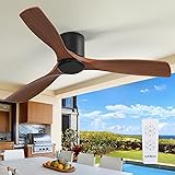 addlon 52 inch Ceiling Fans No Lights, Low Profile