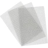 TIMESETL 3 Pcs Stainless Steel Woven Wire 8 Mesh - 12" x 8"(30x21cm) Garden Fence BBQ Wire Mesh Window Screen Mesh