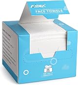 AIDEA Disposable Face Towels 50 Count Sensitive Skin Makeup Removing Travel Dry
