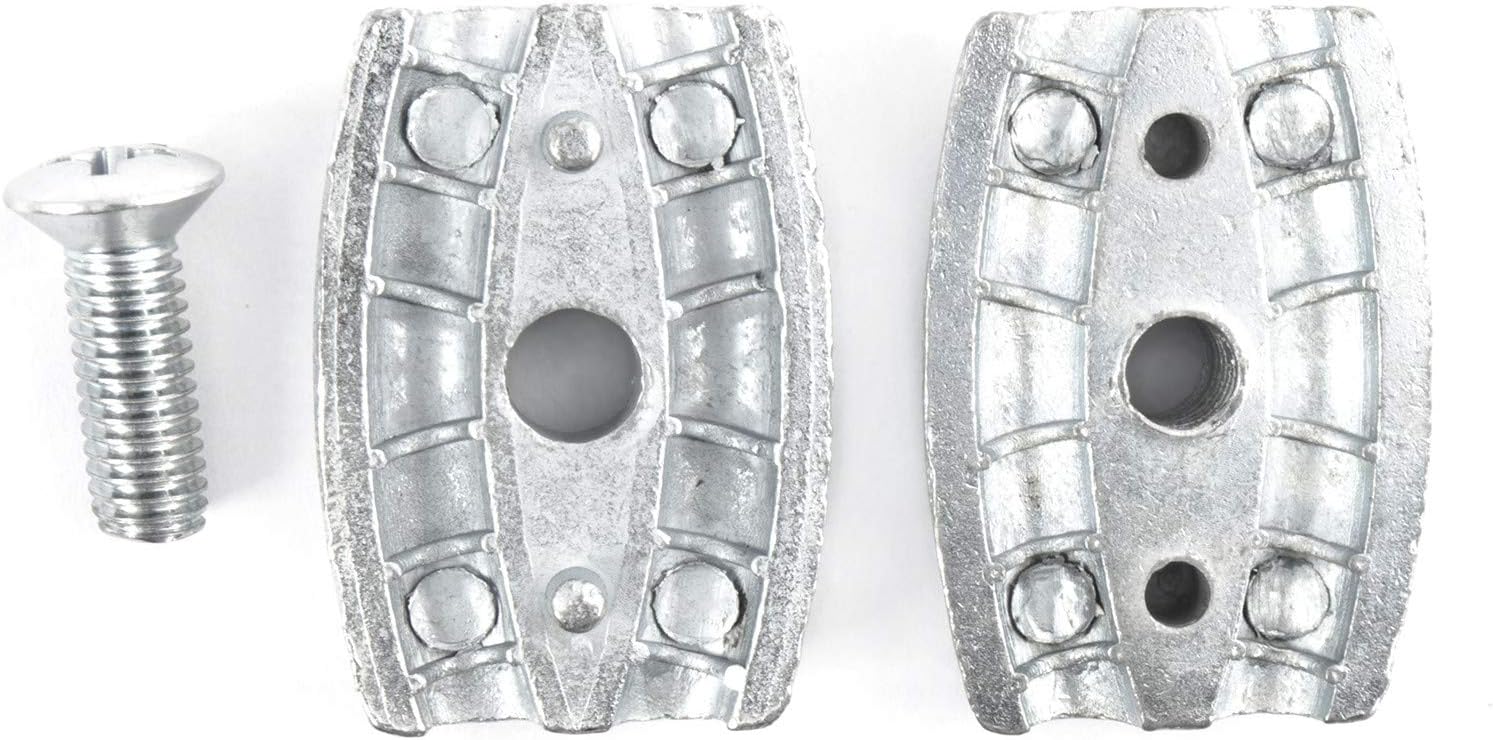 10 pcs galvanised Steel Egg Shaped Wire Rope Clip 3mm, silver - Image 3
