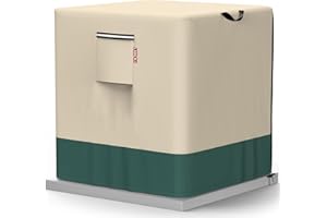 Air Conditioner Cover for Outside Units - Outdoor AC Cover for Window Unit - 420D Heavy Duty Fabric Waterproof Winter Central