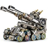 ZUNPINSPACE 3D Metal Puzzle for Adults,Tank Puzzle Building Set，3D Metal Model Kit, Brain Teaser Puzzles DIY Assembling for Stress Relief - High end Men's Gift