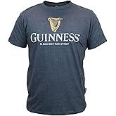 Guinness Navy Distressed Harp Tee | Official Merchandise