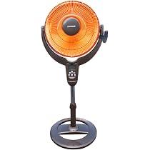 Amazon.com: Optimus 14 Oscil Pedestal Digital Dish Remote Heater, Black :  Home u0026 Kitchen