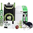 CW Bullet Right Hand Cricket Complete Set Kit Pack Sports Bundle with Accessories Full Size Youth Unisex Kids Men Senior Adult