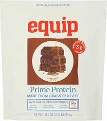 Equip Foods Chocolate Grass-Fed Beef Prime Protein, 18 OZ