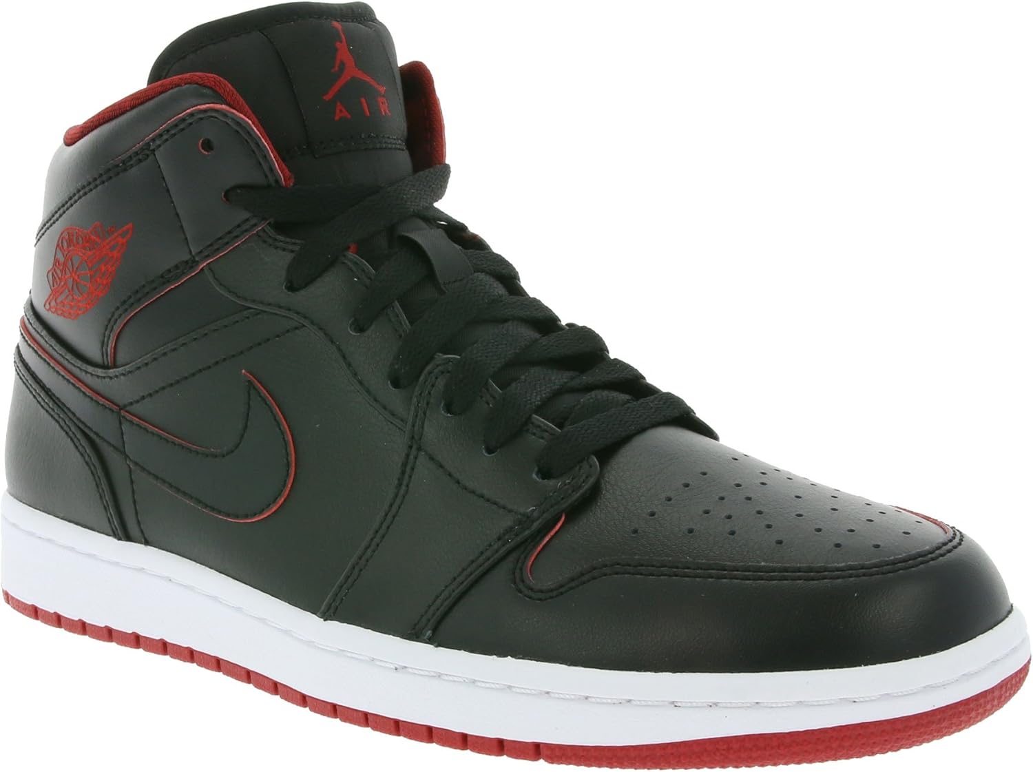 Nike Air Jordan 1 Mid BG Kids Sneaker Black 554725 028, Size:36.5: Amazon.co.uk: Shoes & Bags