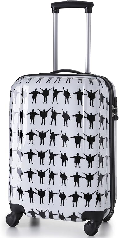 5 cities hard shell suitcase