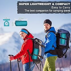 MEETPEAK Camping Sleeping Mat, Inflatable Sleeping