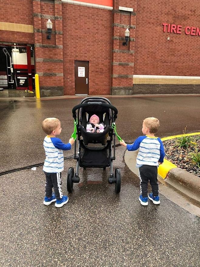 tag along stroller handle