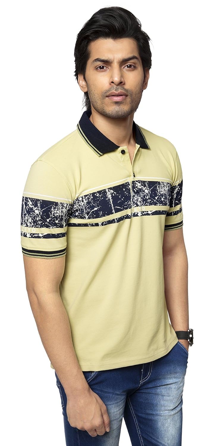 zeyo men's cotton t-shirt