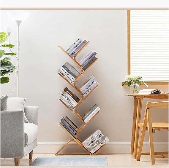 Estantería para Libros Árbol Estantería de libros, bambú Planta