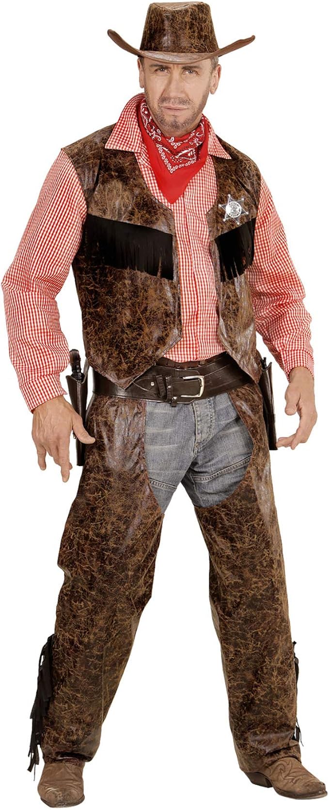 WIDMANNCowboy Costume Uomo, Multicolore, (XXL), 05925 Amazon.it