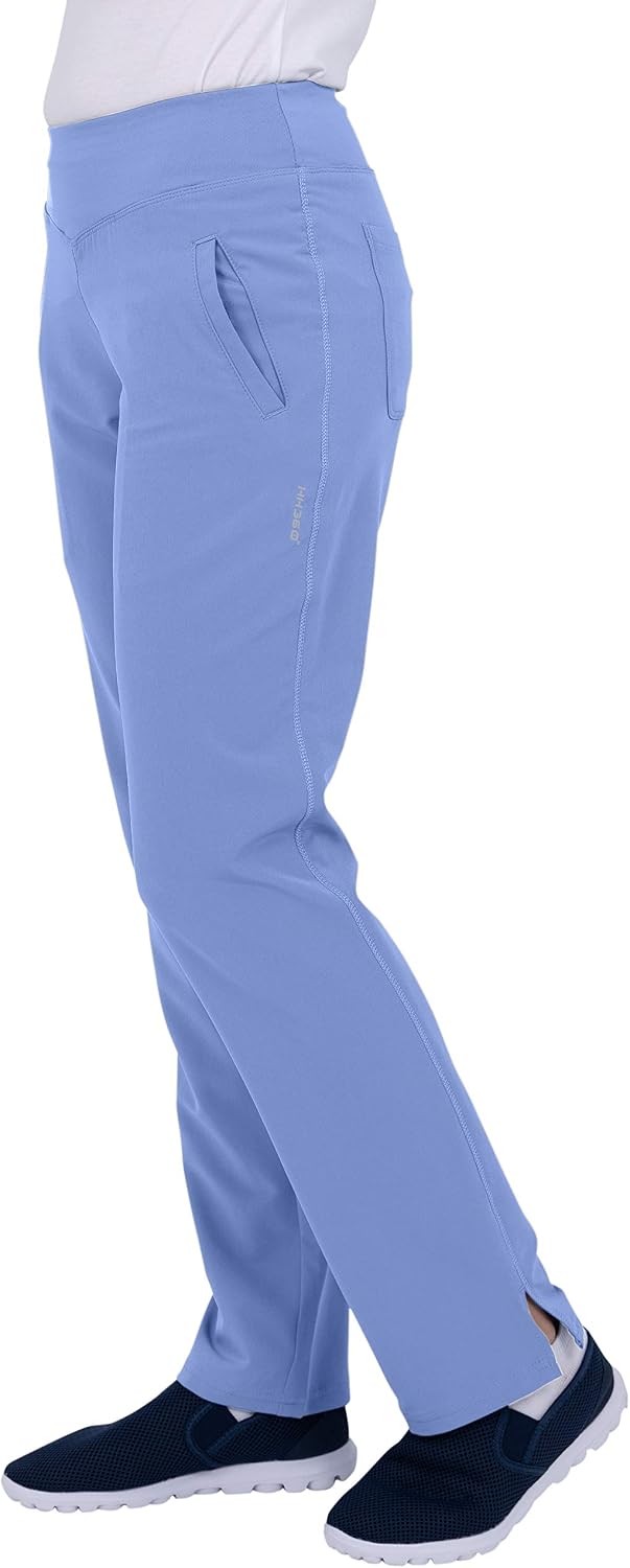 Healing Hands HH360 Women's Naomi Pant 's Six Pocket Athleisure Scrub Pant, Ceil, XL - Image 5