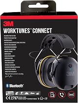3M WorkTunes Connect Bluetooth Hearing Protector Earmuffs 90543EC1 Black view 2