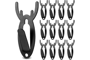 Moxweyeni 12 Pieces European Mount Skull Hanger Deer Skull Hooks Antler Style Mounts Deer Hanging and Easy Installation for Bedroom Living Room Home Indoor and Outdoor Use