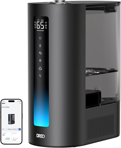 Dreo 6L Smart Humidifier AI App Alexa Cool Warm Mist Humidifier