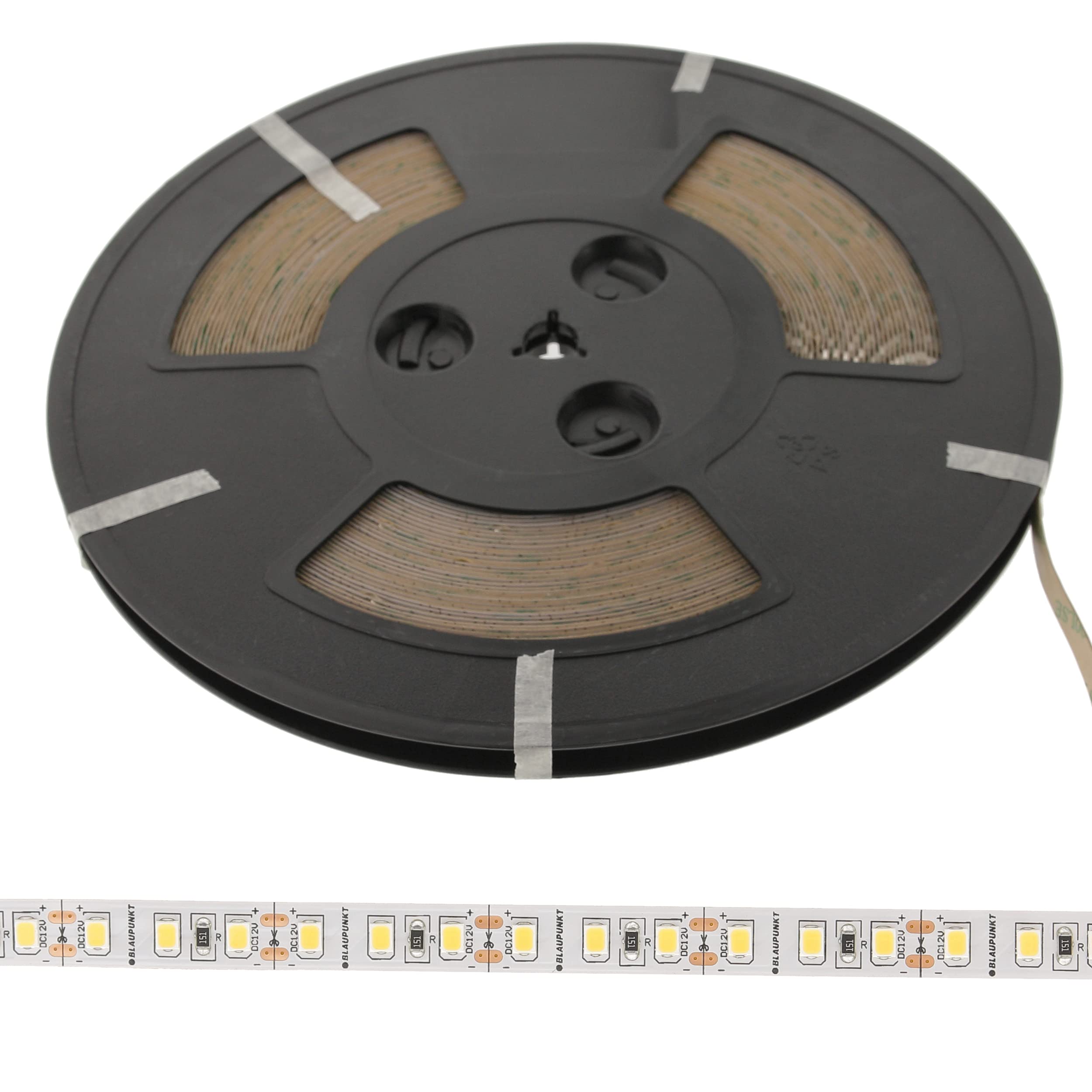 BLAUPUNKT LED Strip Light 25m ProLine, Special Mood Tape, Warm White 3000K, 1050 Lumens, 275 W, 120 LEDs/Meter, Living Room, Kitchen, Bedroom, Hallway Lighting