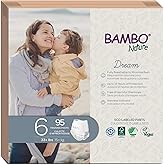 Bambo Nature Hypoallergenic Training Pants, Eco-Labelled Training Pants, Totally Chlorine-Free, Skin Friendly - Size 6 (95 Count)