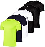 Real Essentials 5 Pack Men’s Active Quick Dry