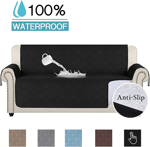 Amazon Com 100 Waterproof Couch Covers For 3 Cushion Couch Sofa