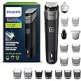 Philips Multigroom 5000 Series, All-in-One Shaver, Beard Trimmer and Hair Clipper, 20-Piece Men's Grooming Kit for Beard, Fac