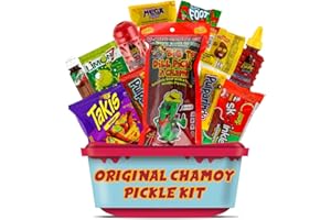 Original Chamoy Pickle Kit, Ready to Make the Famous TikTok Trend, Includes Alamo Dill Pickle, Baby Lucas, Lucas Gusano, Skwinkles Salsaghetti & Pulparindo by LookOn