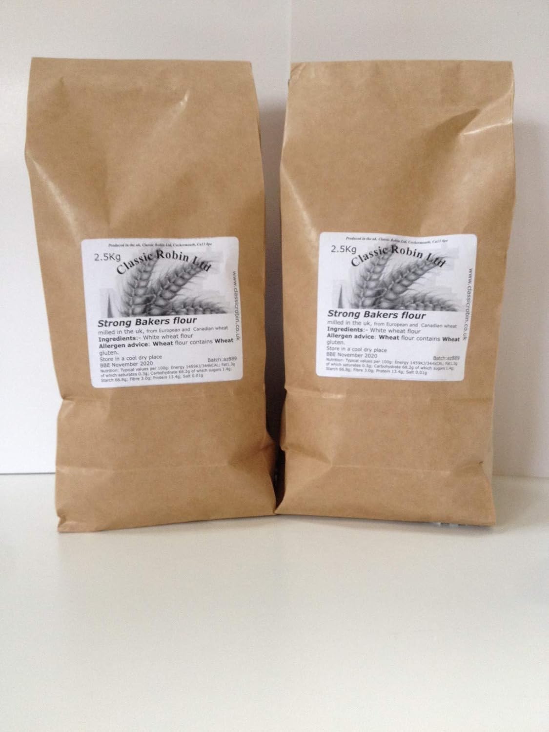 Strong White Bread Flour 5 kg (2X 2.5kg) Amazon.co.uk Grocery