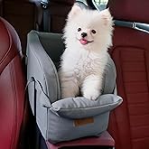 Dog Car Seat Centre Console Dog Car Seat Small Puppy Booster Seat for Dogs Cats Pets Up to 13lbs