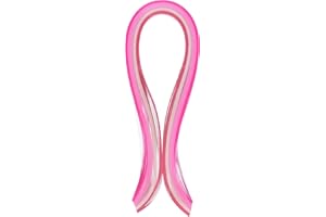 Quilled Creations Mixed Color Quilling Paper, 1/4-Inch, Pink, 100 Per Package