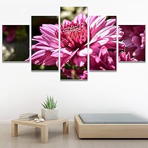 SIGNWIN 5 Panel Canvas Wall Art Modern Art...