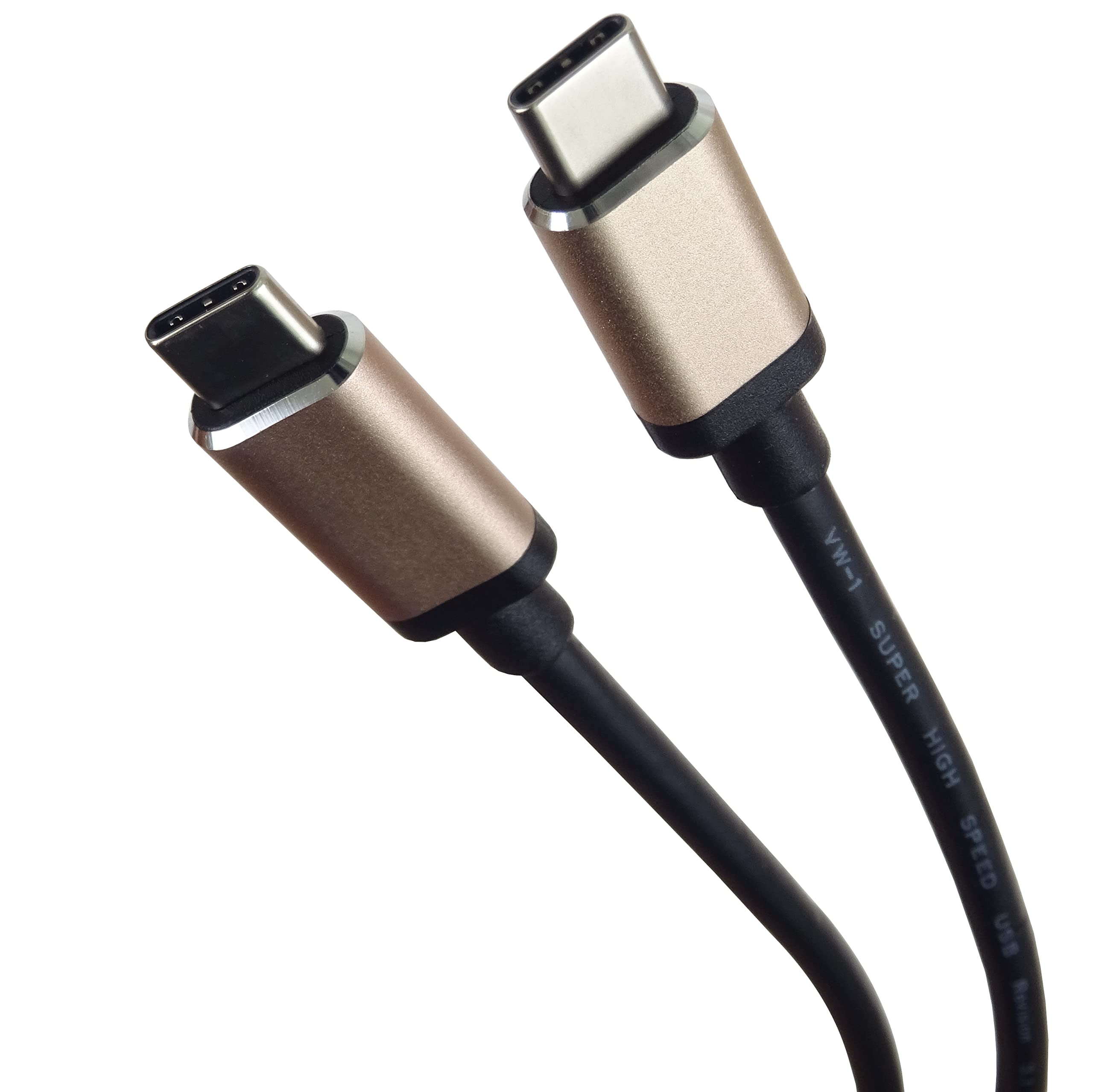 Premium Cord Cable USB 3.1 Male C/Male to USB 3.1 C/Male Aluminium Casing 1m — image 1