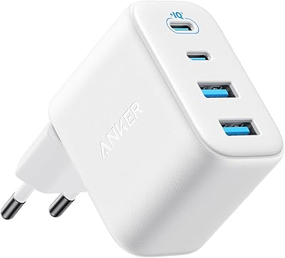 Anker Zolo 50W USB C Ladegerät, 4-Port Netzteil mit 2 USB-C und 2 USB-A, Kompaktes Schnellladegerät Für iPhone 17 Pro Max/16/15/14/13-Serie, iPad, Pixel, Galaxy, MacBook (ohne Kabel)