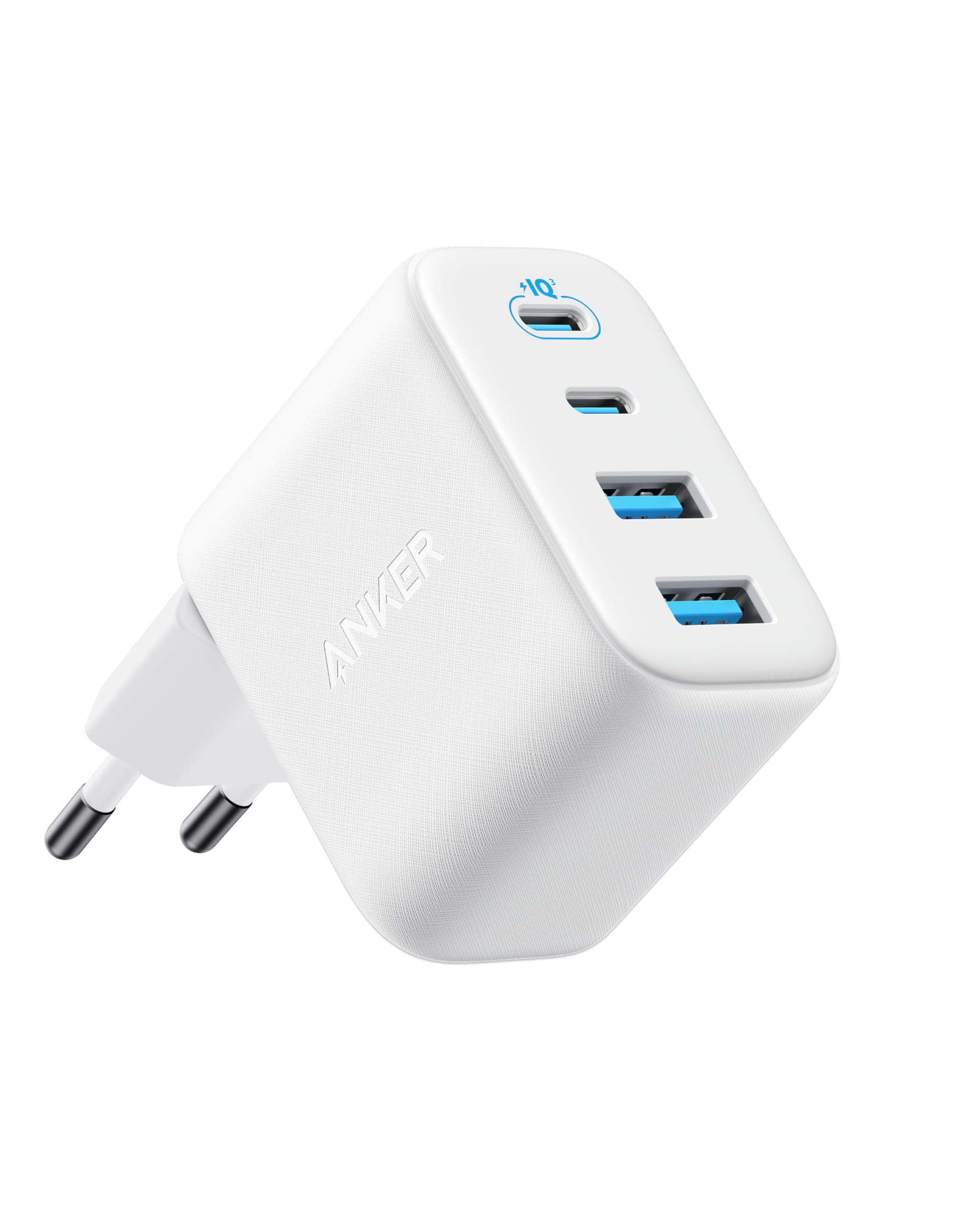 Anker Zolo 50W USB C Ladegerät, 4-Port Netzteil mit 2 USB-C und 2 USB-A, Kompaktes Schnellladegerät Für iPhone 17 Pro Max/16/15/14/13-Serie, iPad, Pixel, Galaxy, MacBook (ohne Kabel)
