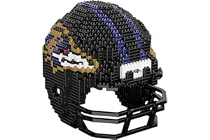 FOCO Unisex NFL 3D BRXLZ Puzzle Replica Helmet Set
