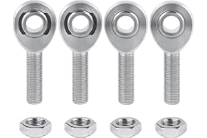 GaiRen 5/8” Heim Joints Rod End Kit, Right and Left Hand Thread 625” Chromoly Joints Panhard kit (4 Pack)