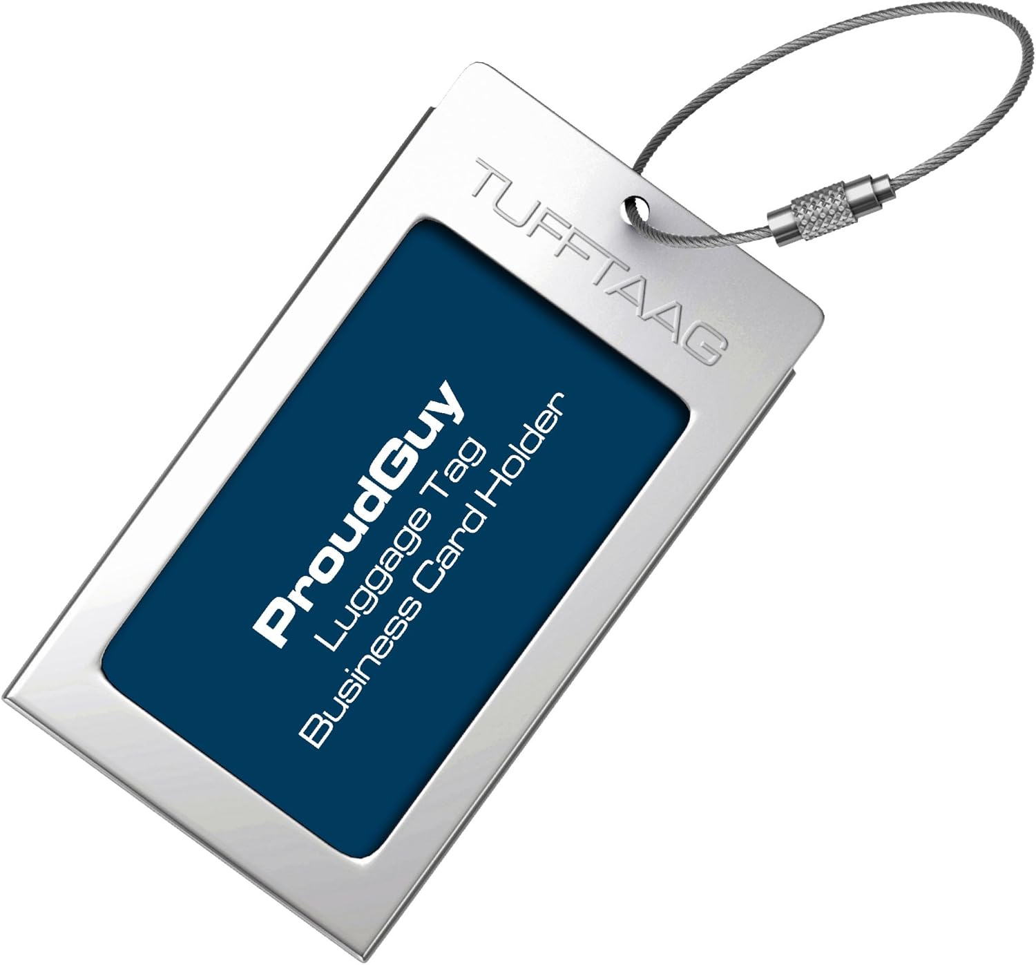 Luggage Tags Business Card Holder TUFFTAAG by ProudGuy Tough Aluminum