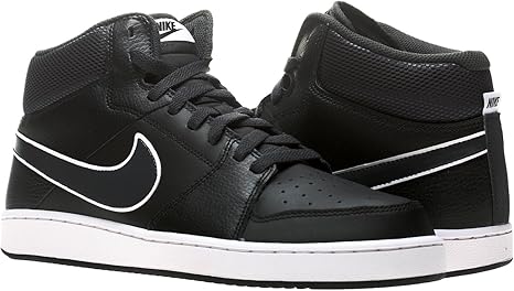 nike black white high tops